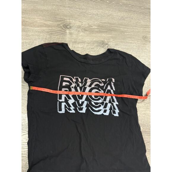 RVCA Shirt Womens small pocket tshirt Cropped Preowned - Picture 3 of 5